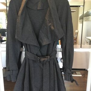 Bailey brand trench coat,  size Medium, grey